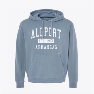 Allport Arkansas Classic Established Pigment-Dyed Hoodie