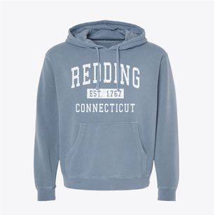 Redding Connecticut Classic Established Pigment-Dyed Hoodie