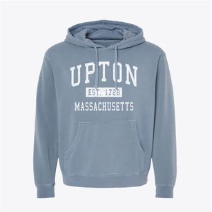 Upton Massachusetts Classic Established Pigment-Dyed Hoodie