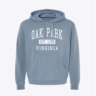 Oak Park Virginia Classic Established Pigment-Dyed Hoodie