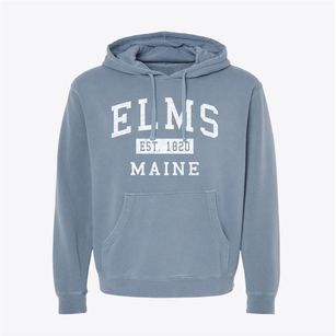 Elms Maine Classic Established Pigment-Dyed Hoodie