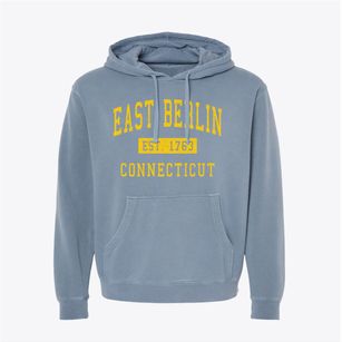 East Berlin Connecticut Classic Established Pigment-Dyed Hoodie