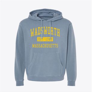 Wadsworth Massachusetts Classic Established Pigment-Dyed Hoodie