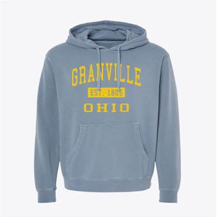 Granville Ohio Classic Established Pigment-Dyed Hoodie