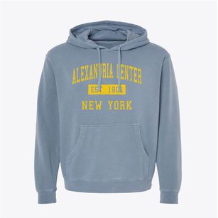 Alexandria Center New York Classic Established Pigment-Dyed Hoodie