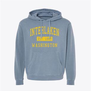 Interlaken Washington Classic Established Pigment-Dyed Hoodie