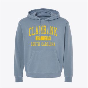 Clambank South Carolina Classic Established Pigment-Dyed Hoodie