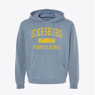 Ickesburg Pennsylvania Classic Established Pigment-Dyed Hoodie
