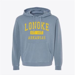 Lonoke Arkansas Classic Established Pigment-Dyed Hoodie