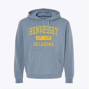 Hennessey Oklahoma Classic Established Pigment-Dyed Hoodie