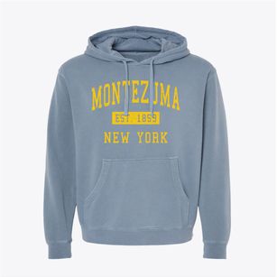 Montezuma New York Classic Established Pigment-Dyed Hoodie