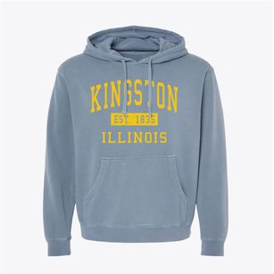 Kingston Illinois Classic Established Pigment-Dyed Hoodie