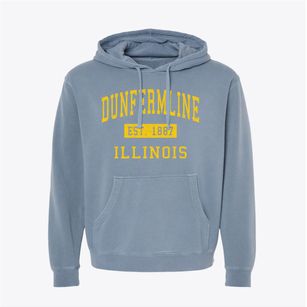 Dunfermline Illinois Classic Established Pigment-Dyed Hoodie