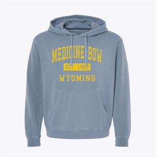Medicine Bow Wyoming Classic Established Pigment-Dyed Hoodie