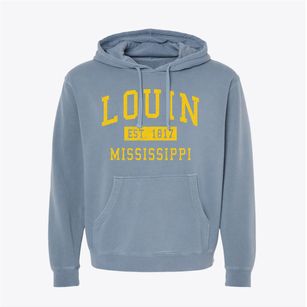 Louin Mississippi Classic Established Pigment-Dyed Hoodie