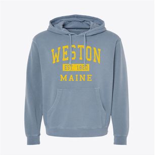 Weston Maine Classic Established Pigment-Dyed Hoodie