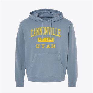 Cannonville Utah Classic Established Pigment-Dyed Hoodie
