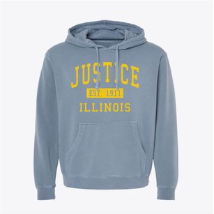 Justice Illinois Classic Established Pigment-Dyed Hoodie
