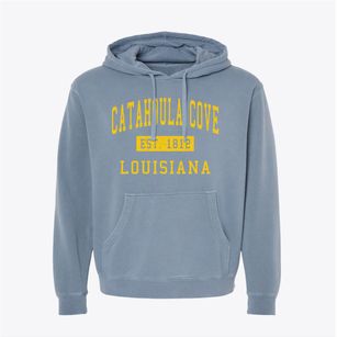 Catahoula Cove Louisiana Classic Established Pigment-Dyed Hoodie