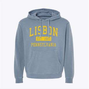 Lisbon Pennsylvania Classic Established Pigment-Dyed Hoodie