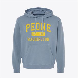 Peone Washington Classic Established Pigment-Dyed Hoodie