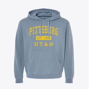 Pittsburg Utah Classic Established Pigment-Dyed Hoodie