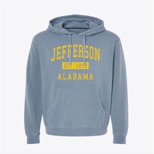 Jefferson Alabama Classic Established Pigment-Dyed Hoodie