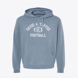 David A. Yaffee Classic Football Pigment-Dyed Hoodie