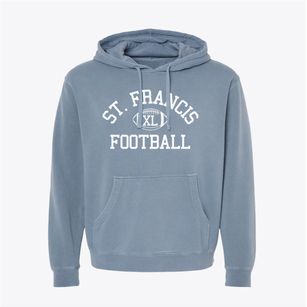 Saint Francis Assisi School Classic Football Pigment-Dyed Hoodie