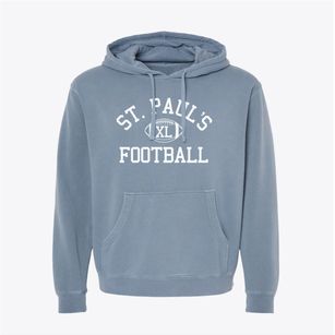 Saint Paul's Lutheran School Classic Football Pigment-Dyed Hoodie