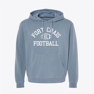 Fort Craig School Of Dynamic Learning Classic Football Pigment-Dyed Hoodie