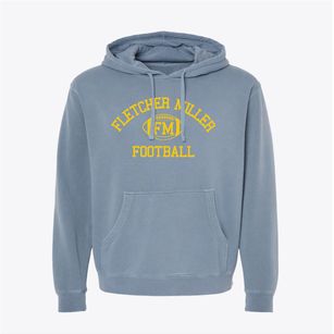 Fletcher Miller School Classic Football Pigment-Dyed Hoodie