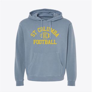 St Columba Church Classic Football Pigment-Dyed Hoodie
