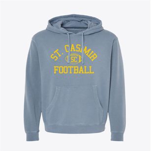 Saint Casimir School Classic Football Pigment-Dyed Hoodie