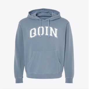 Qoin High School Varsity Arch Pigment-Dyed Hoodie