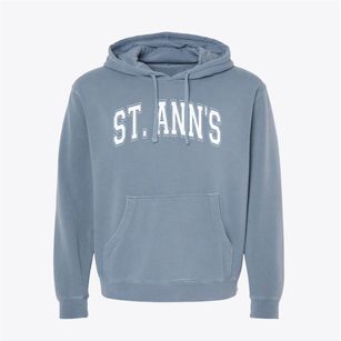 Saint Ann's School Varsity Arch Pigment-Dyed Hoodie