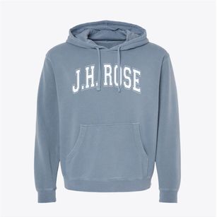 Rose High School Varsity Arch Pigment-Dyed Hoodie