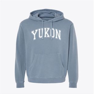 Yukon High School Varsity Arch Pigment-Dyed Hoodie