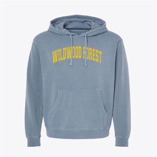 Wildwood Forest Elementary School Varsity Arch Pigment-Dyed Hoodie