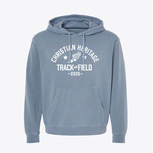 Christian Heritage School Track and Field Pigment-Dyed Hoodie