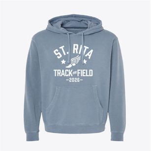 Saint Rita School Track and Field Pigment-Dyed Hoodie