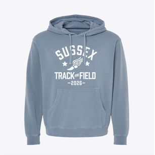 Sussex Academy Track and Field Pigment-Dyed Hoodie