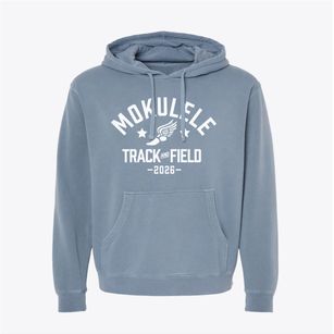 Mokulele Elementary School Track and Field Pigment-Dyed Hoodie