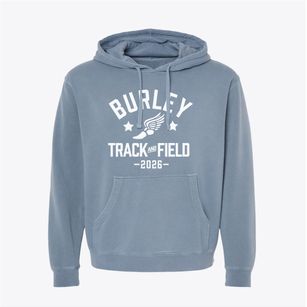 Burley Junior High School Track and Field Pigment-Dyed Hoodie