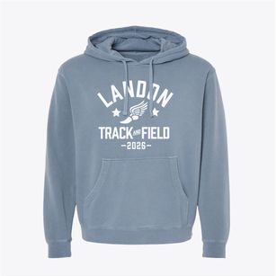 Landon Middle School Track and Field Pigment-Dyed Hoodie