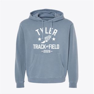 Tyler Elementary School Track and Field Pigment-Dyed Hoodie