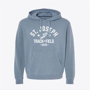 Saint Joseph School Track and Field Pigment-Dyed Hoodie