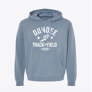 Dundee Elementary School Track and Field Pigment-Dyed Hoodie