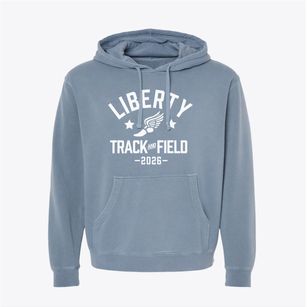 Liberty Baptist Academy Track and Field Pigment-Dyed Hoodie