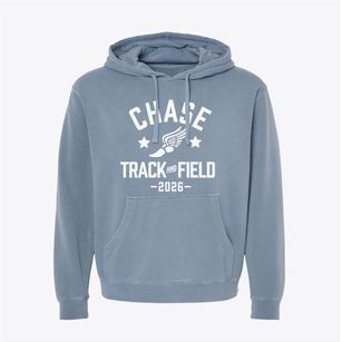 Chase Middle School Track and Field Pigment-Dyed Hoodie